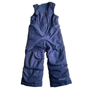 Columbia Toddler Insulated Outgrown Snow Bibs Blue Size 4T